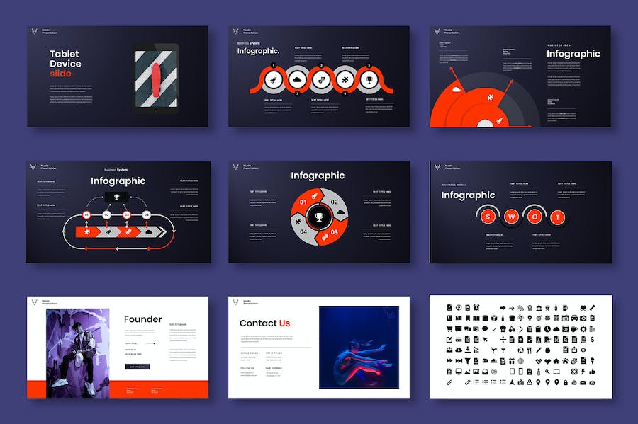 商务讲述展示企业品牌策略方案Keynote模板 - 顶尖PPT