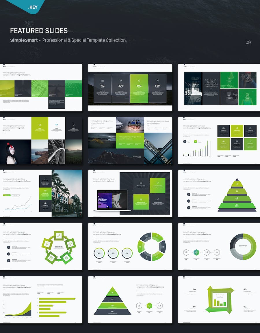 创意业务合作商业计划商务keynote模板 - 顶尖PPT