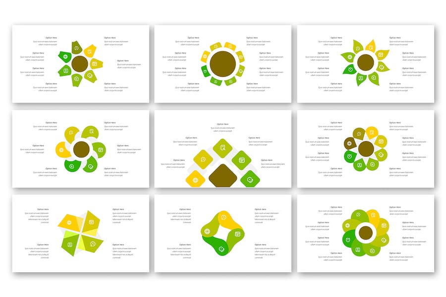离子科学研究信息图形可视化PowerPoint模板 - 顶尖PPT