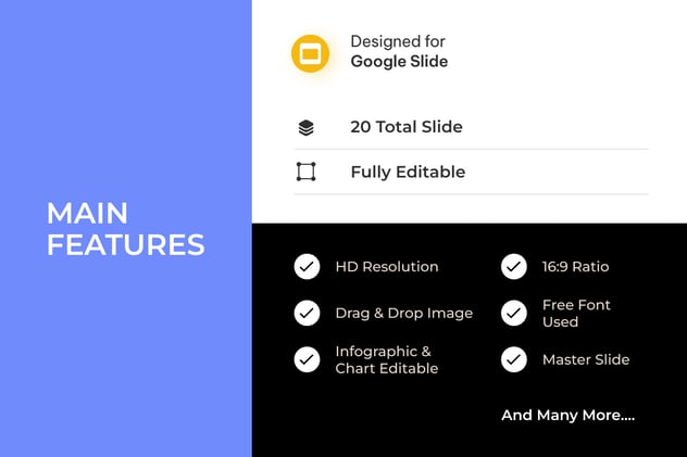 评级信息图形图表PPT模板 - 顶尖PPT