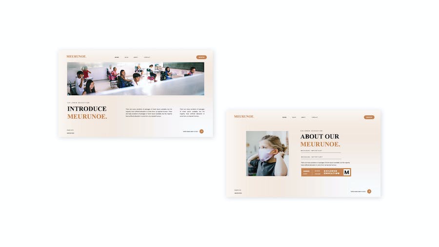 简约大气儿童教育培训主题演讲keynote模板 - 顶尖PPT