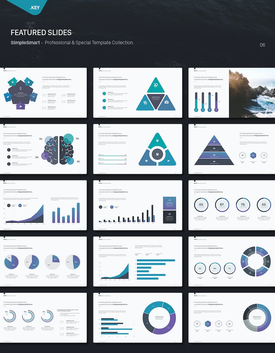 创意业务合作商业计划商务keynote模板 - 顶尖PPT