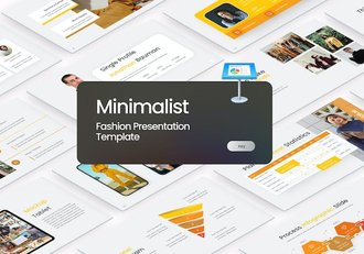 时尚美学极简风格keynote模板 - 顶尖PPT