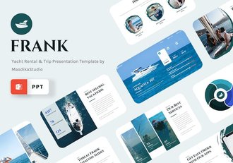 游艇租赁旅行PPT模板 - 顶尖PPT