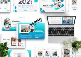 企业团队介绍商务风格PPT模板 - 顶尖PPT