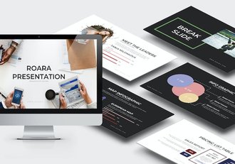 简约多用途项目报告团队展示PPT模板 - 顶尖PPT