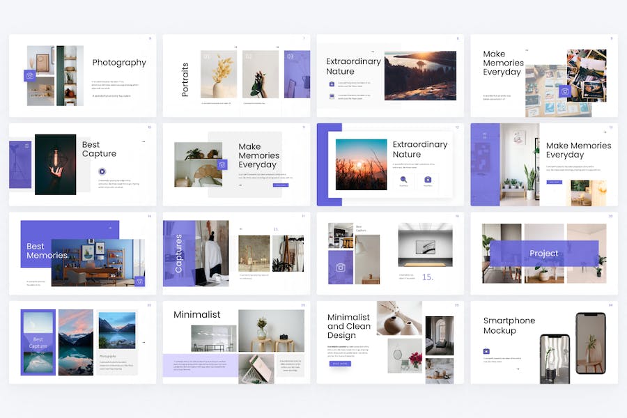 极简主义欧美多用途PPT模板 - 顶尖PPT
