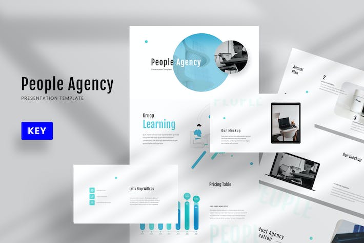 企业人员团队介绍keynote模板 - 顶尖PPT