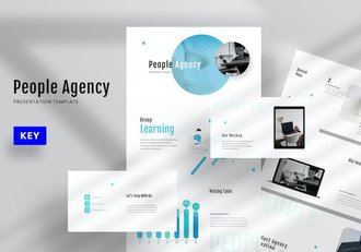 企业人员团队介绍keynote模板 - 顶尖PPT