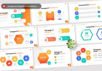 按性别分类信息图形PPT模板 - 顶尖PPT