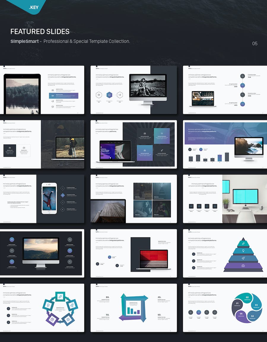 创意业务合作商业计划商务keynote模板 - 顶尖PPT