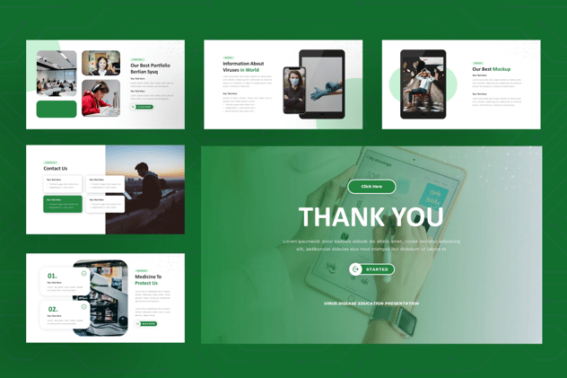 疾病教育预防措施治疗方法PPT模板 - 顶尖PPT