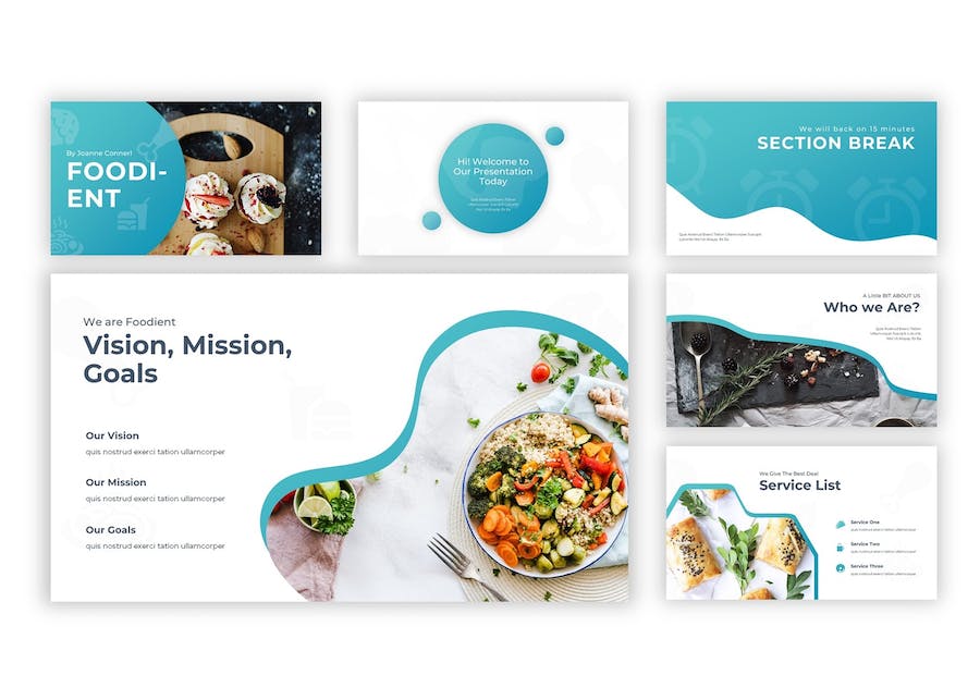 食品餐饮行业推广方案PPT模板 - 顶尖PPT