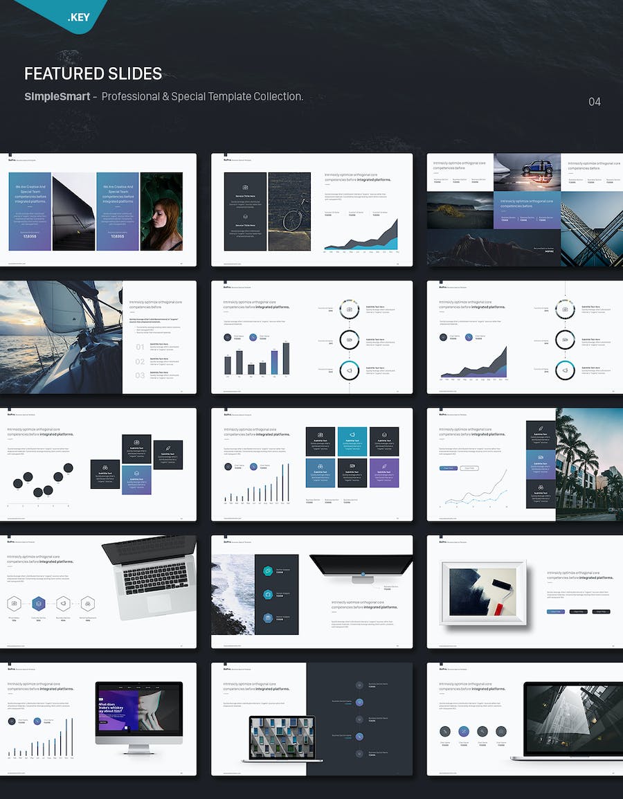 创意业务合作商业计划商务keynote模板 - 顶尖PPT