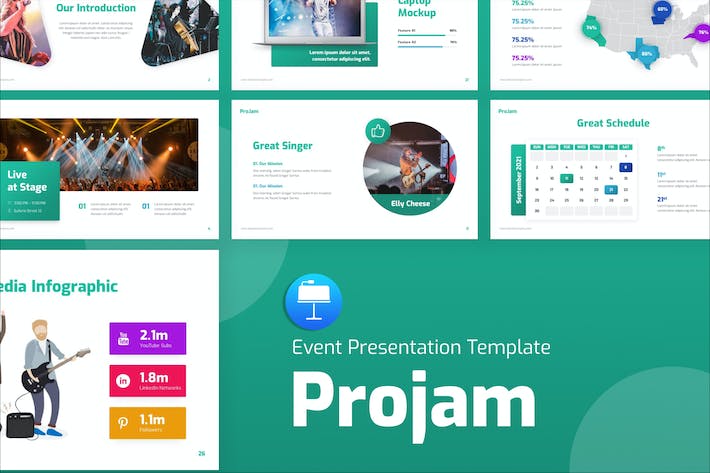 项目活动策划场地布置活动汇报keynote模板 - 顶尖PPT