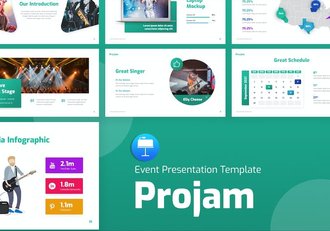 项目活动策划场地布置活动汇报keynote模板 - 顶尖PPT
