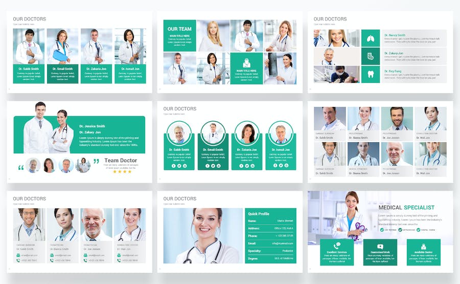 医疗诊疗专业讲座Keynote模板 - 顶尖PPT