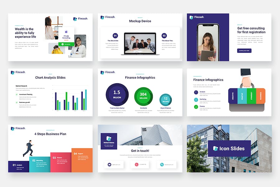 金融投资咨询PPT模板 - 顶尖PPT