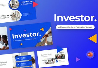 企业投资分析股东大会PPT模板 - 顶尖PPT