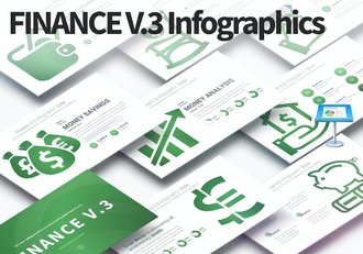 财务金融数据图形图表keynote模板 - 顶尖PPT