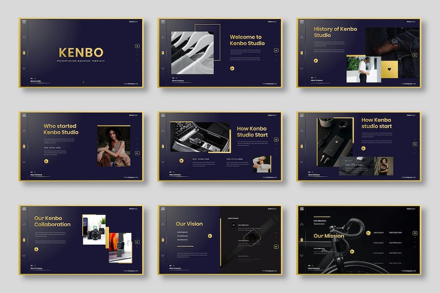 商务黑金风格公司介绍计划总结PPT目标 - 顶尖PPT