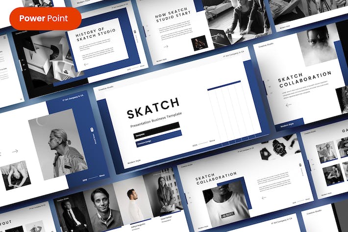 手绘风格商务项目策划方案PPT模板 - 顶尖PPT