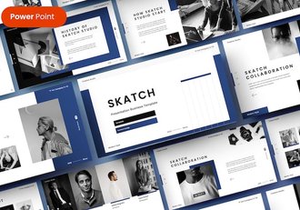 手绘风格商务项目策划方案PPT模板 - 顶尖PPT