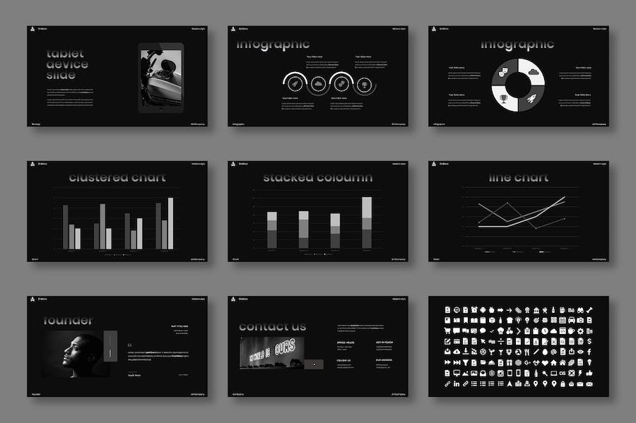 商务企业长期发展战略规划Keynote模板 - 顶尖PPT