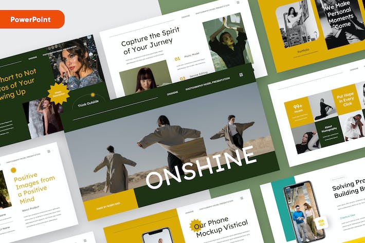 摄影创意展示宣传推介PPT模板 - 顶尖PPT