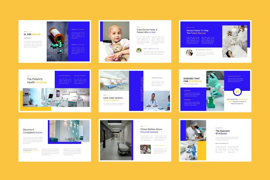 医疗中心健康医学诊疗Keynote模板 - 顶尖PPT
