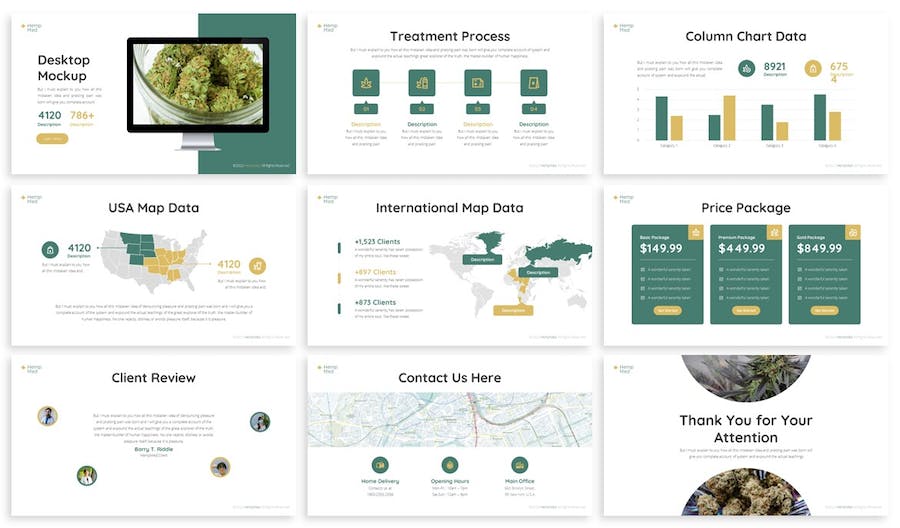 医用植物介绍展示产地介绍通用keynote模板 - 顶尖PPT