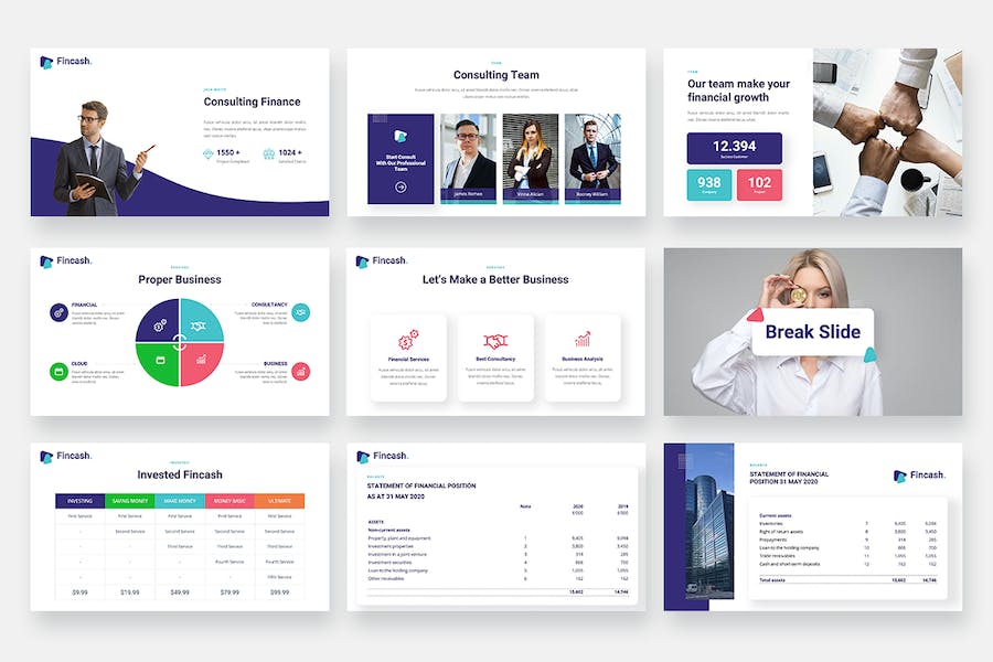 金融投资咨询PPT模板 - 顶尖PPT