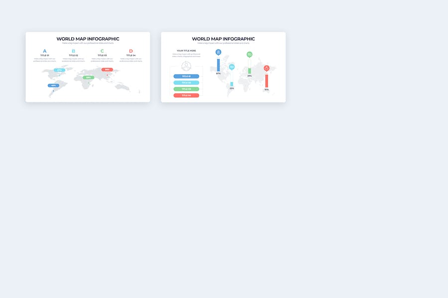 多种样式世界地图PPT模板 - 顶尖PPT