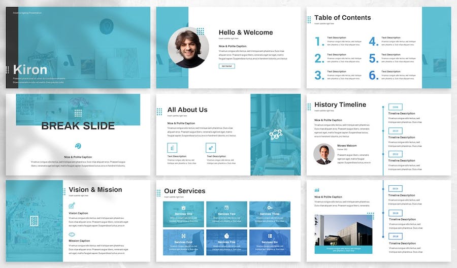 B2B商业合作融资计划Keynote模板 - 顶尖PPT