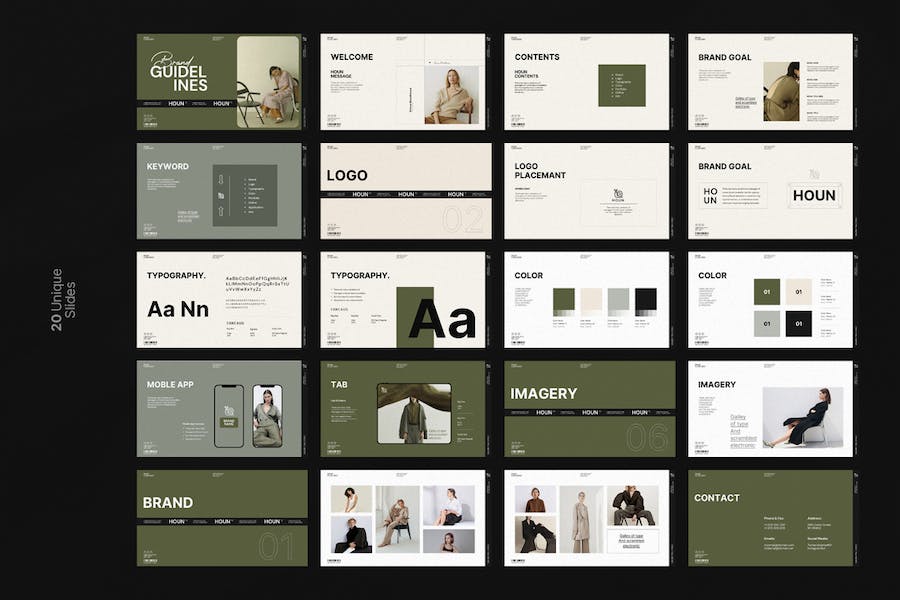 品牌提案LOGO展示推广PPT模板 - 顶尖PPT