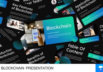 区块链金融科技keynote模板 - 顶尖PPT