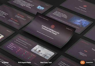 初创公司人工智能PPT模板 - 顶尖PPT