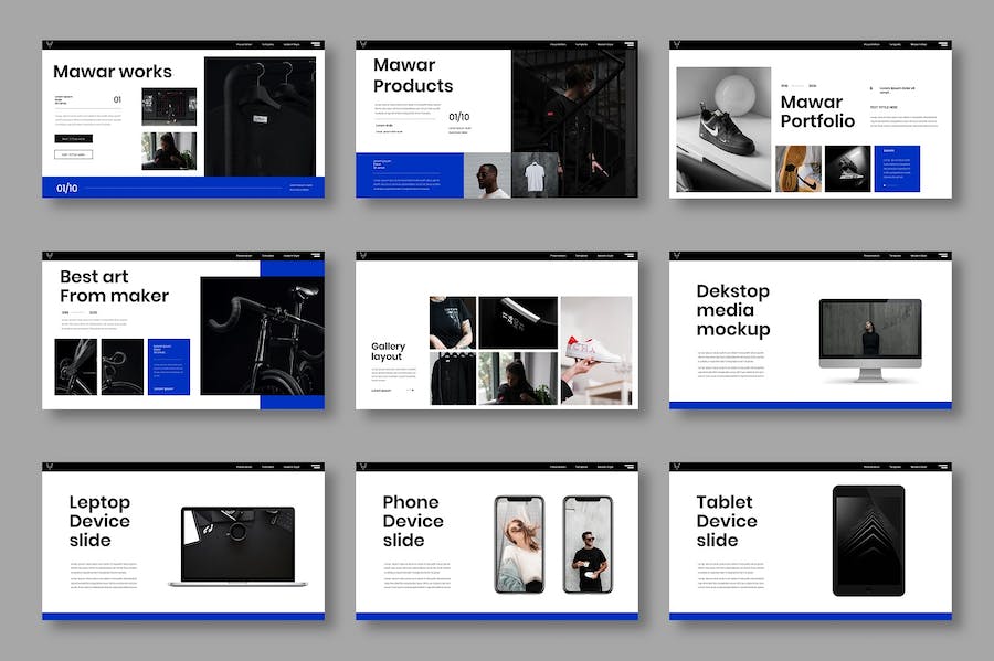 商务业务品牌推广融资Keynote模板 - 顶尖PPT