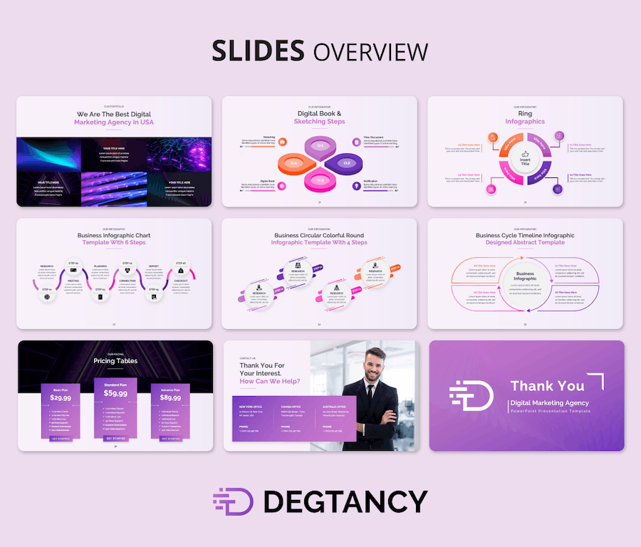 数字营销策略网络推广PPT模板 - 顶尖PPT