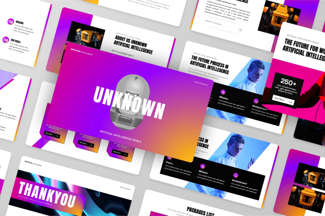 未来科技AI人工智能Powerpoint模板 - 顶尖PPT