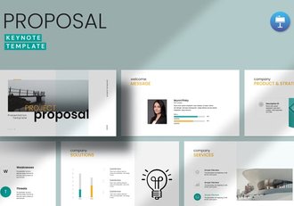 项目提案商业计划书Keynote模板 - 顶尖PPT