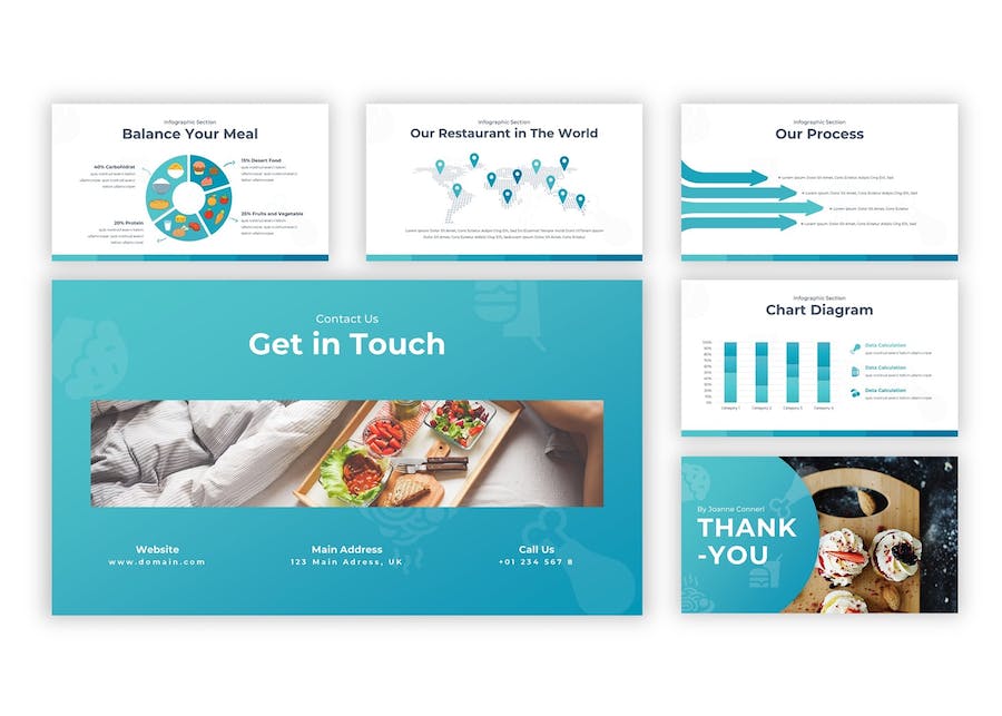 食品餐饮行业推广方案PPT模板 - 顶尖PPT