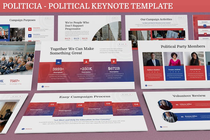 简约项目策划营销团队介绍商业计划市场调研多用途keynote模板 - 顶尖PPT