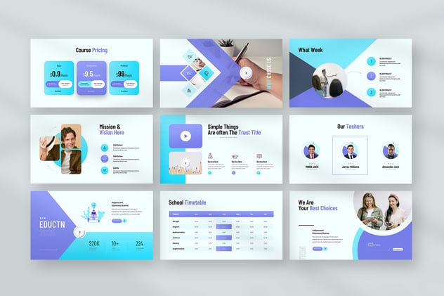 教育教学演讲keynote模板 - 顶尖PPT