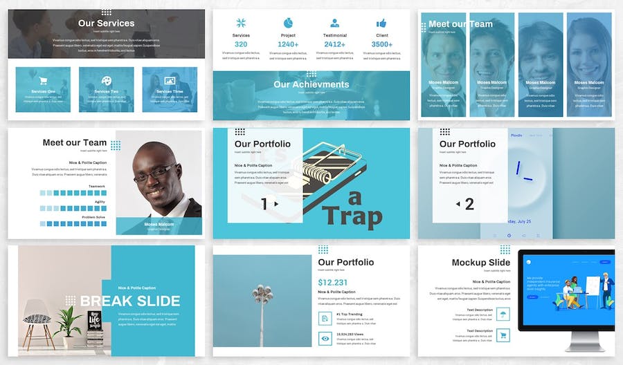 B2B商业合作融资计划Keynote模板 - 顶尖PPT