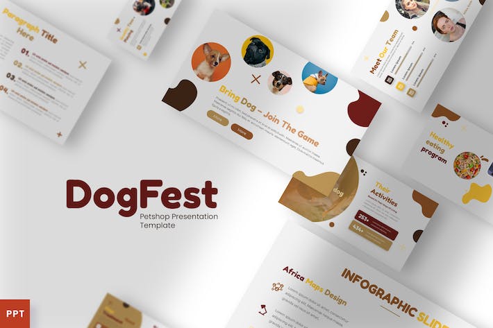 宠物节活动宣传推广PPT模板 - 顶尖PPT