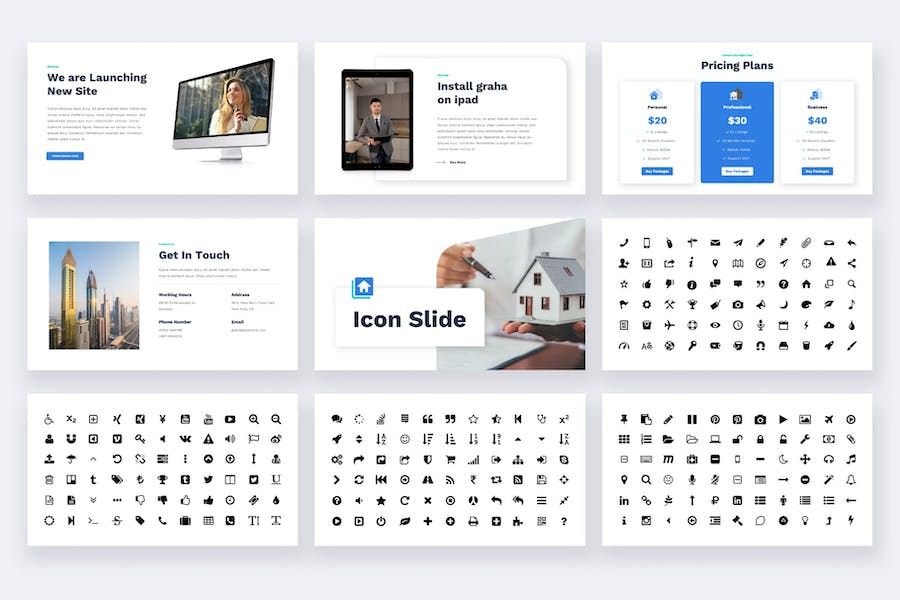 房地产出售租赁PPT模板 - 顶尖PPT