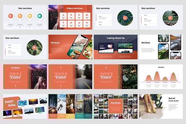 创意初创公司解决方案动画PPT模板 - 顶尖PPT