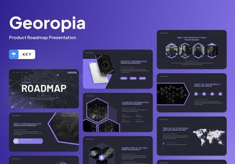 科技产品发展路线图规划Keynote模板 - 顶尖PPT