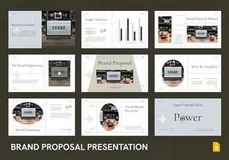 企业品牌形象设计提案策划方案PPT模板 - 顶尖PPT